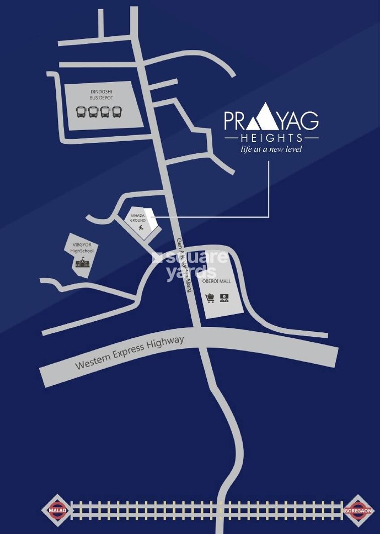 Prayag Heights Location Image