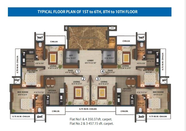 Premleela Heights Floor Plans 1