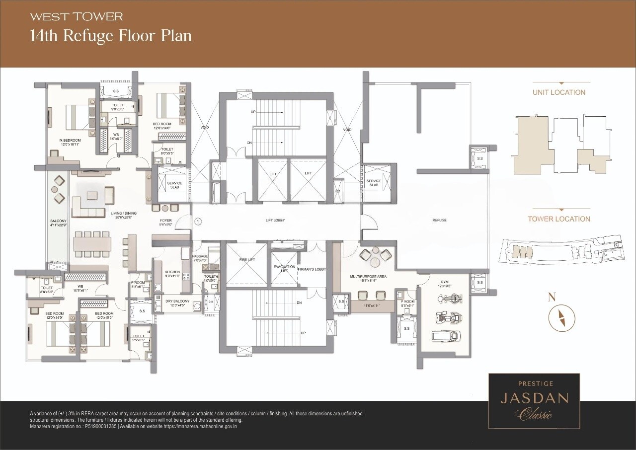 Prestige Jasdan Classic Floor Plans