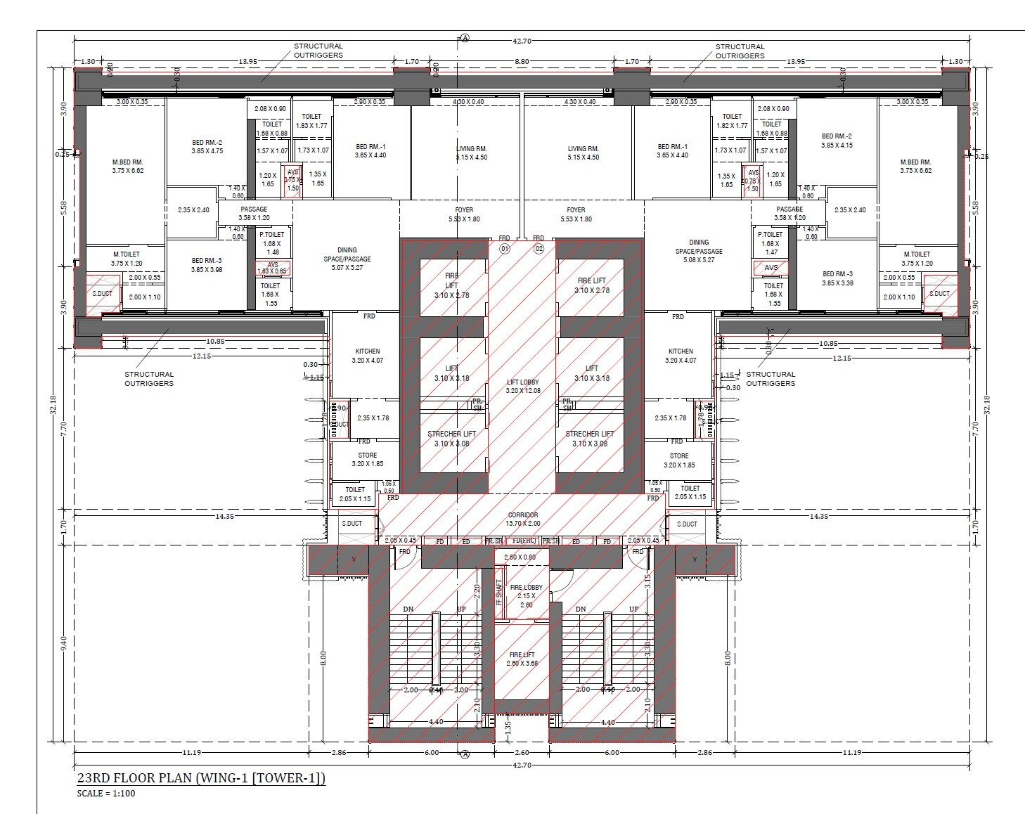 Prestige Ocean Towers Floor Plans