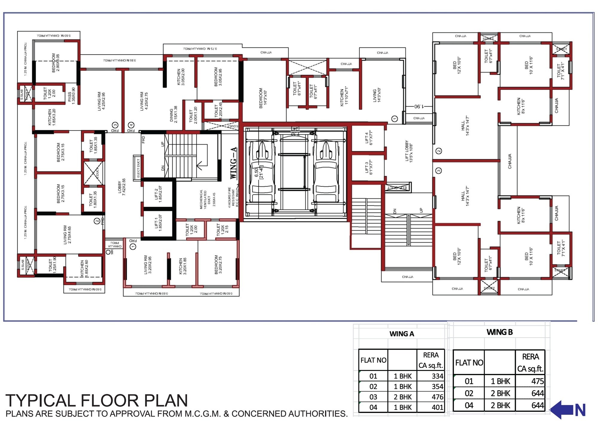 Prince Krishna Kunj Floor Plans