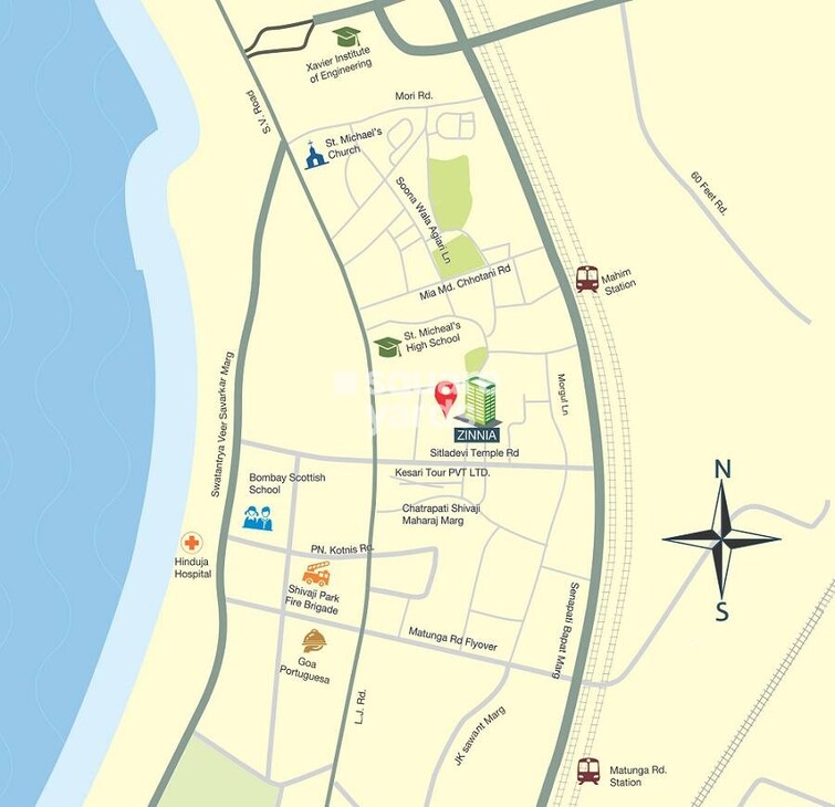 Princecare Zinnia Location Image