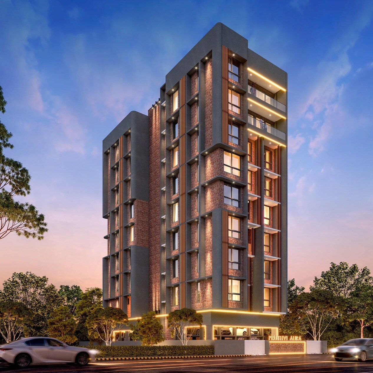 Pruthvi Aura Apartment Exteriors