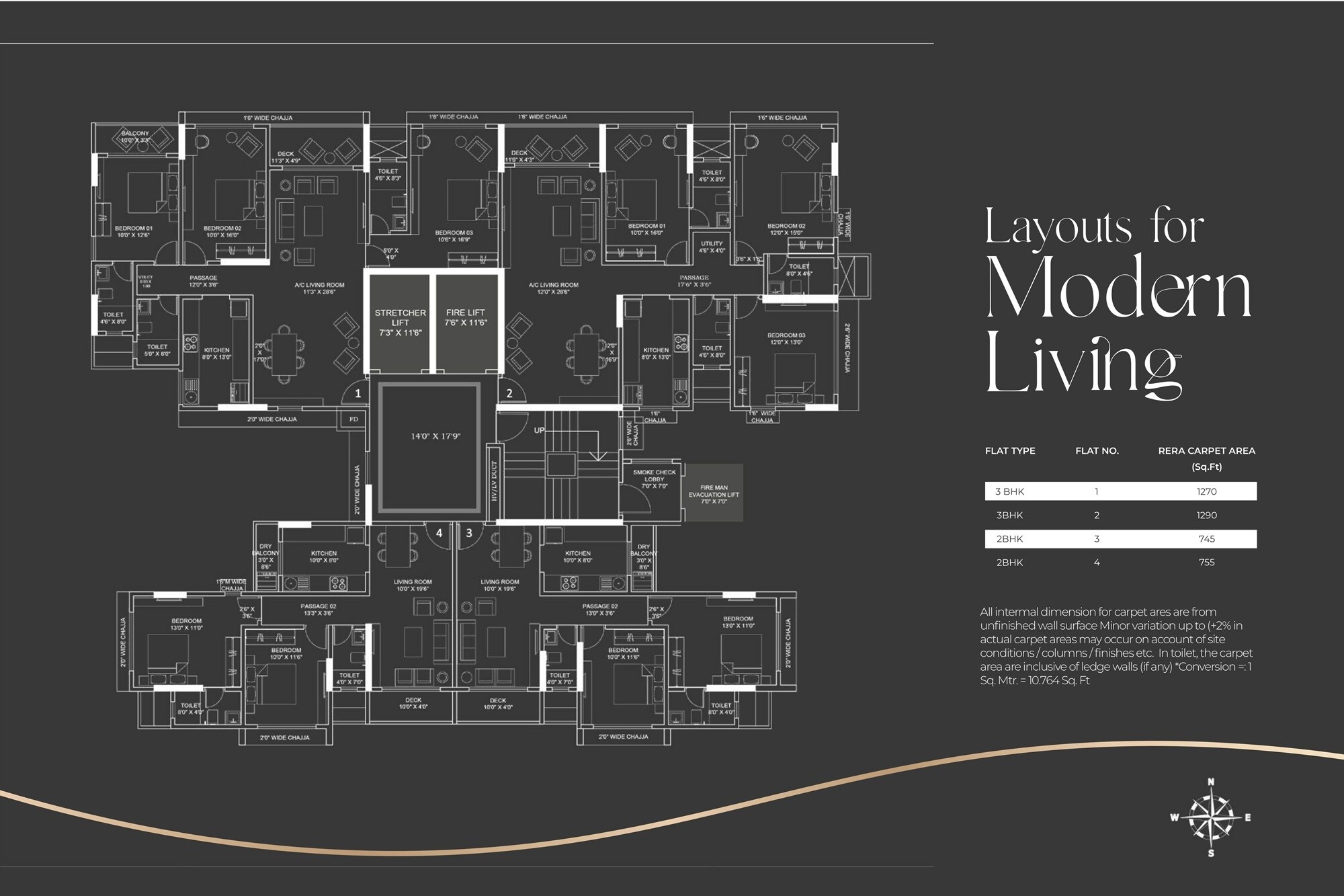 PSK Altair 77 Floor Plans