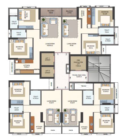 Puneet Allure Floor Plans