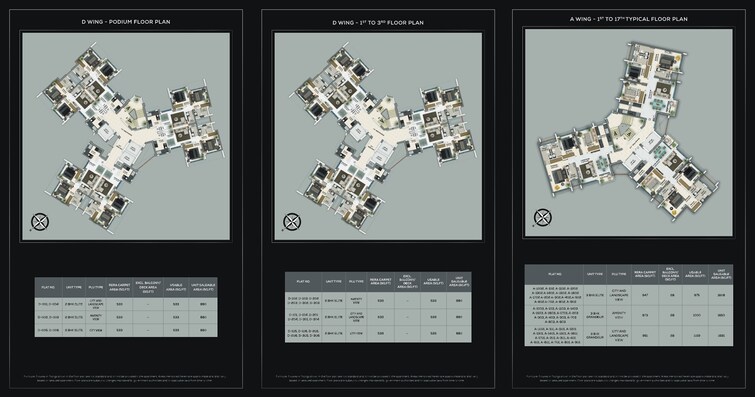 Purva Clermont Floor Plans