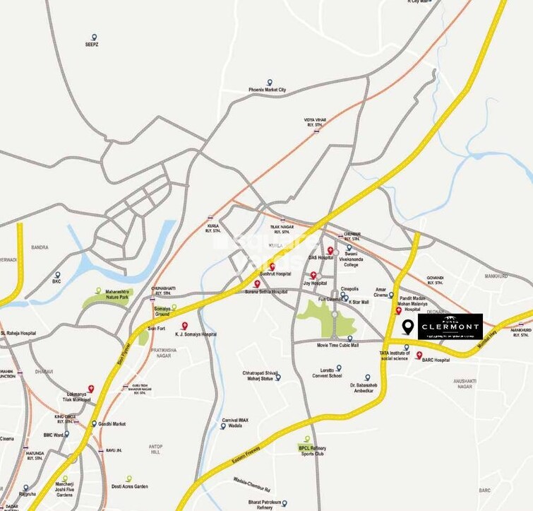 Purva Clermont Location Image