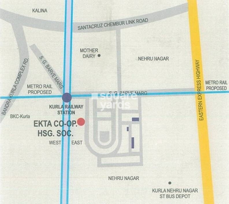 Rachana Nehru Nagar Ekta CHS Location Image