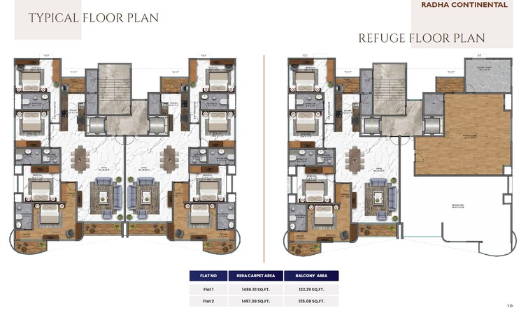 Radha Continental Floor Plans 1