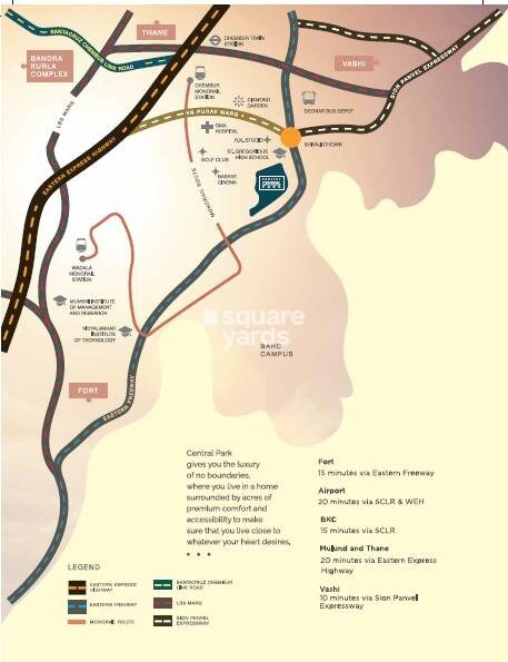 Radius Central Park Location Image