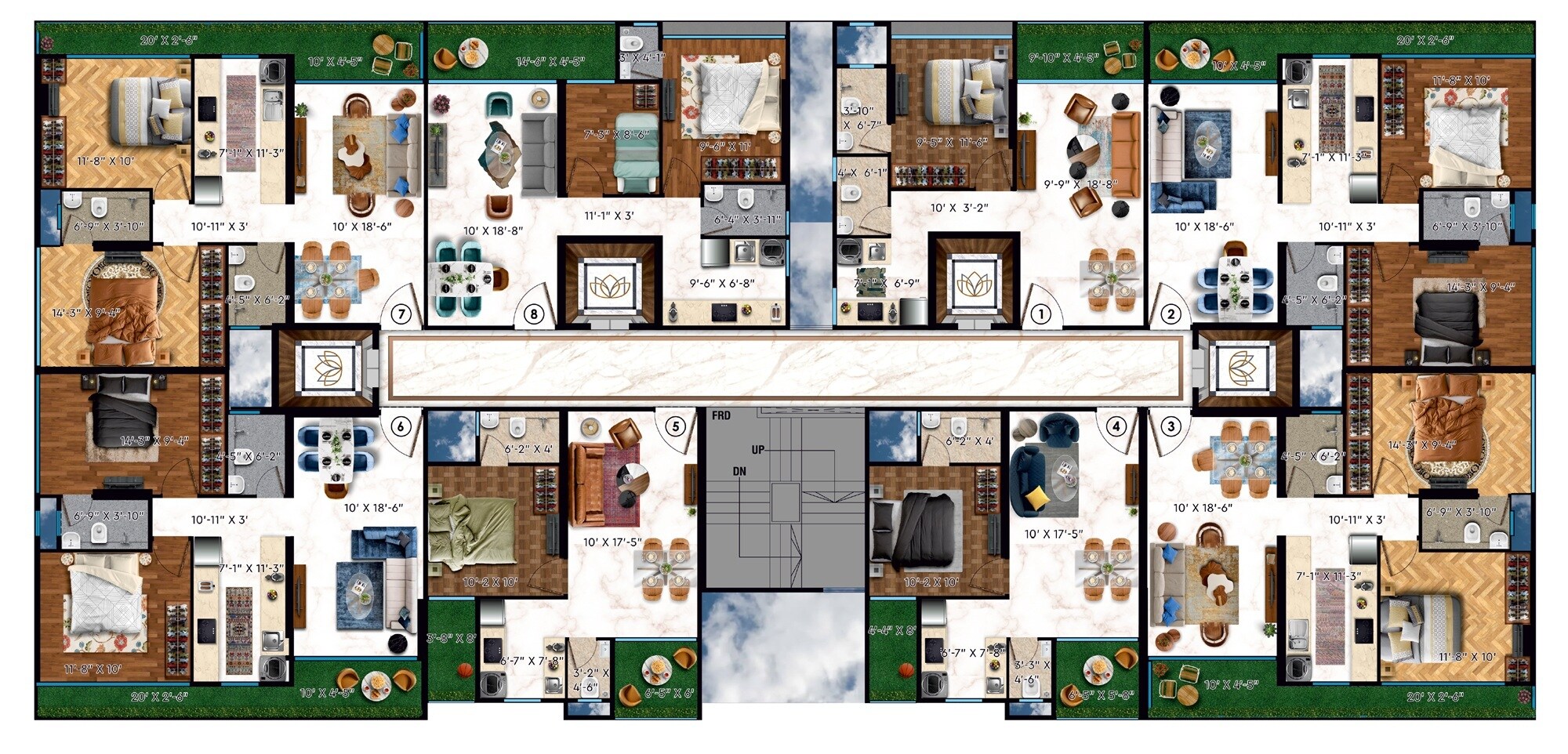 Raghav Marvel Floor Plans