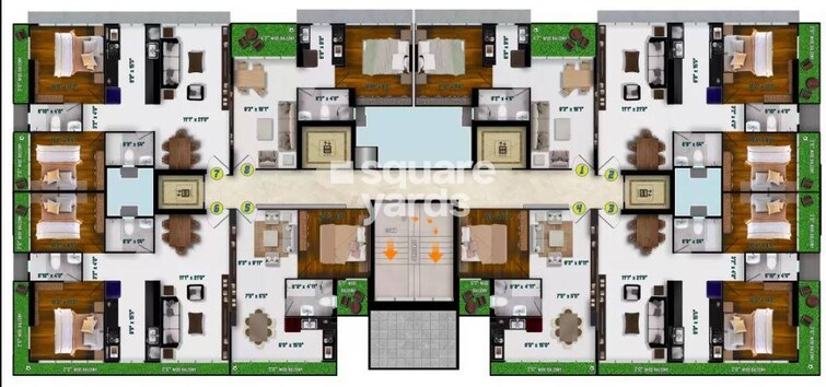 Raghav One Floor Plans