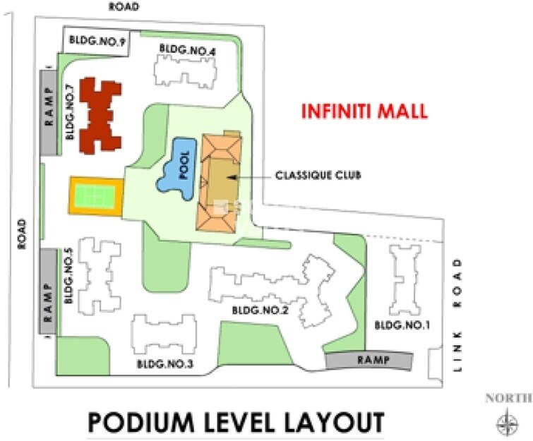 Raheja Classique Master Plan Image