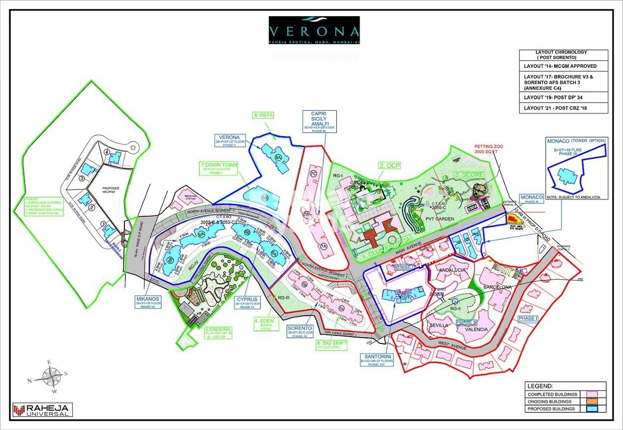 Raheja Exotica Verona Master Plan Image