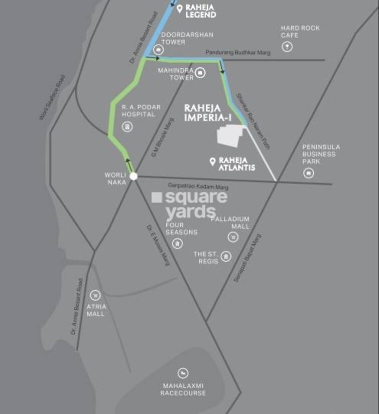 Raheja Imperia Location Image