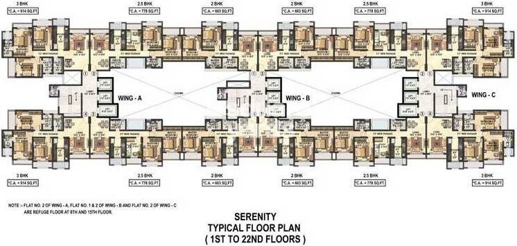 Raheja Reflections 2 Serenity Floor Plans