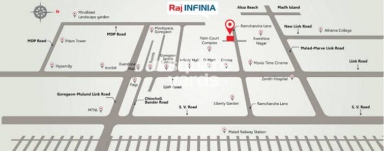 Raj Infinia Location Image