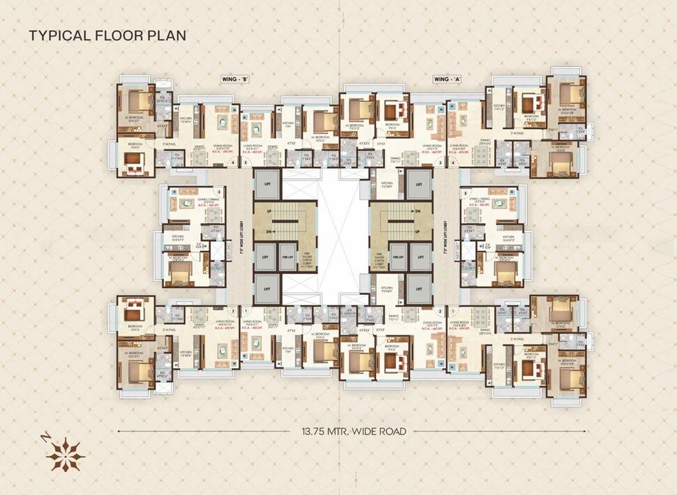 Raj One Floor Plans