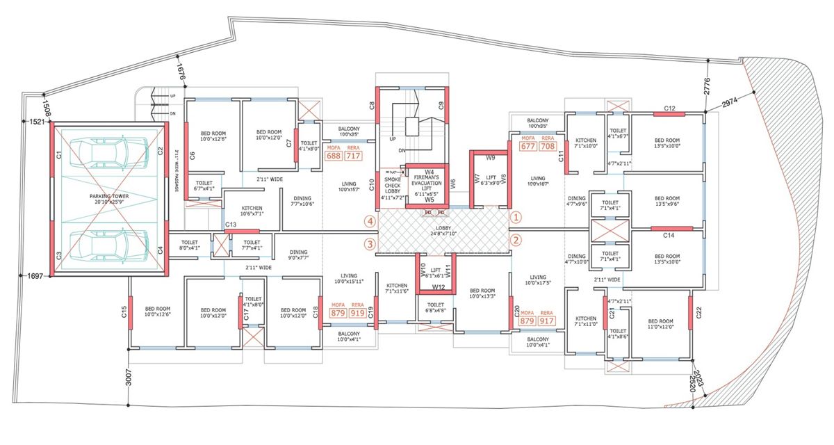 Raj Ratna CHS Floor Plans