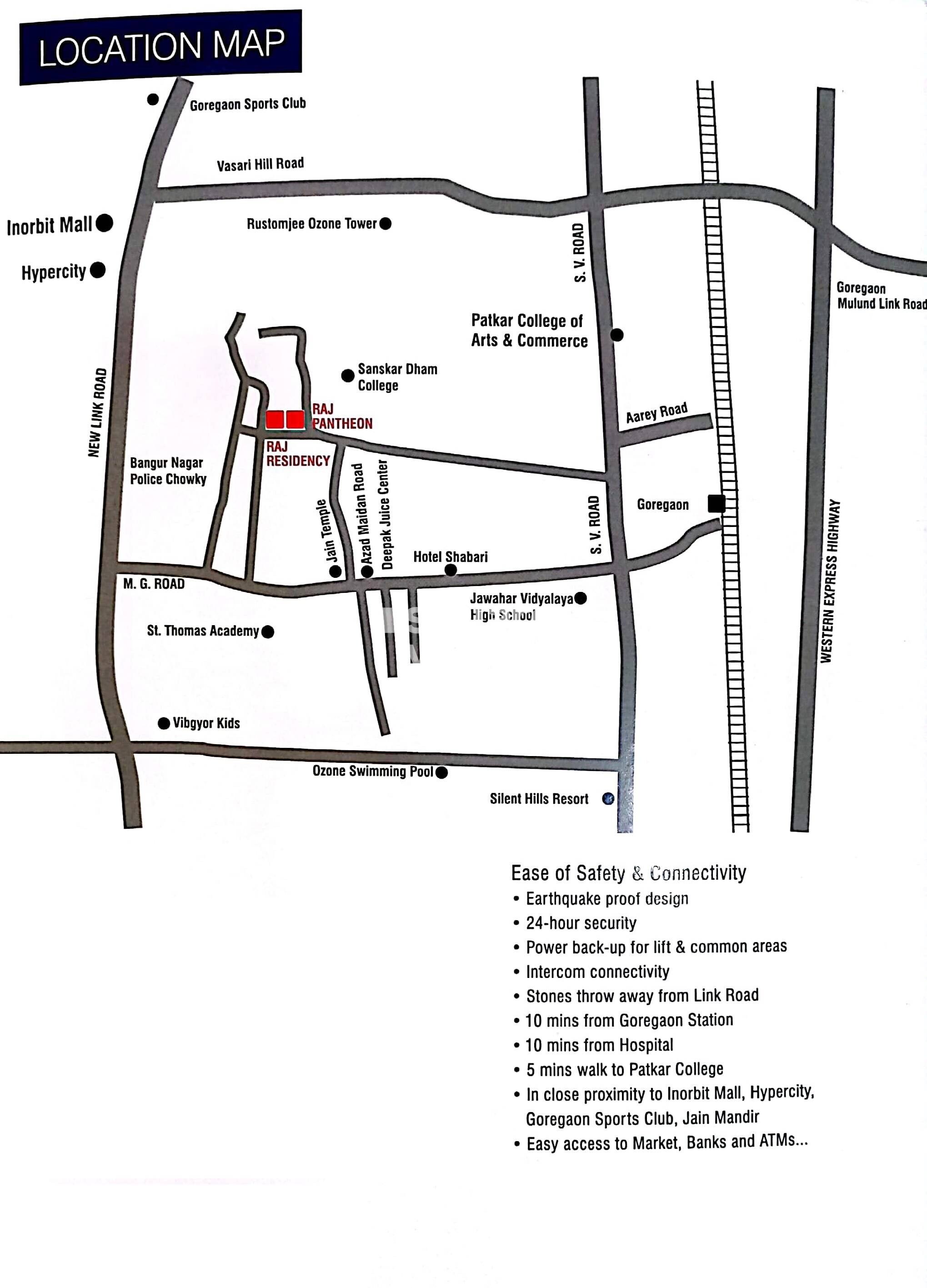 Raj Space Residency Location Image