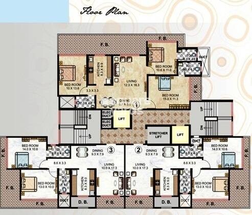 Raj Spaces Apartment Floor Plans