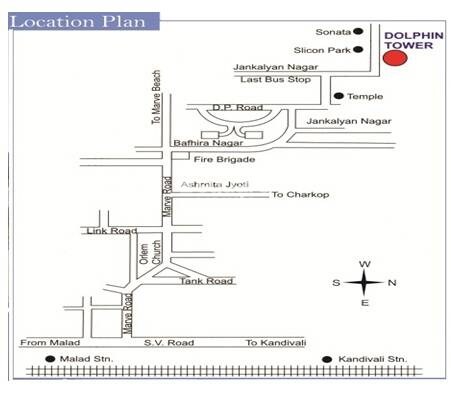 Rajendra Dolphin Tower Location Image