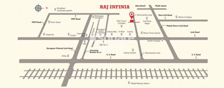 Rajesh Raj Infinia Location Image