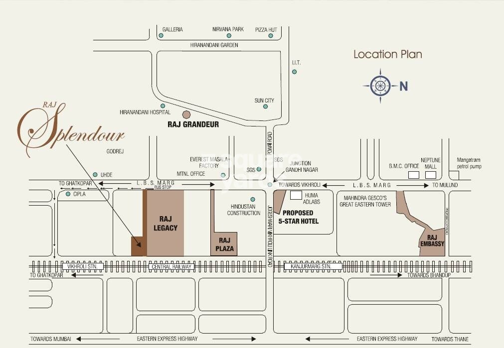 Rajesh Raj Splendour Mumbai Location Image