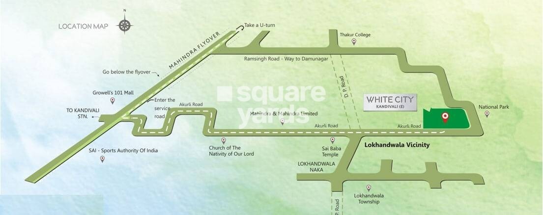 Rajesh Whitecity Phase 1 Wing A Location Image