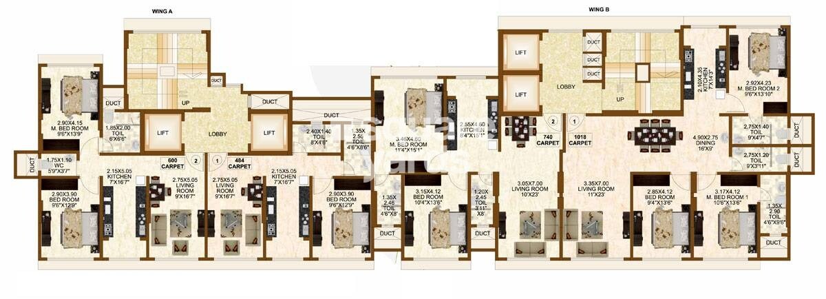 Rajshree Status Floor Plans