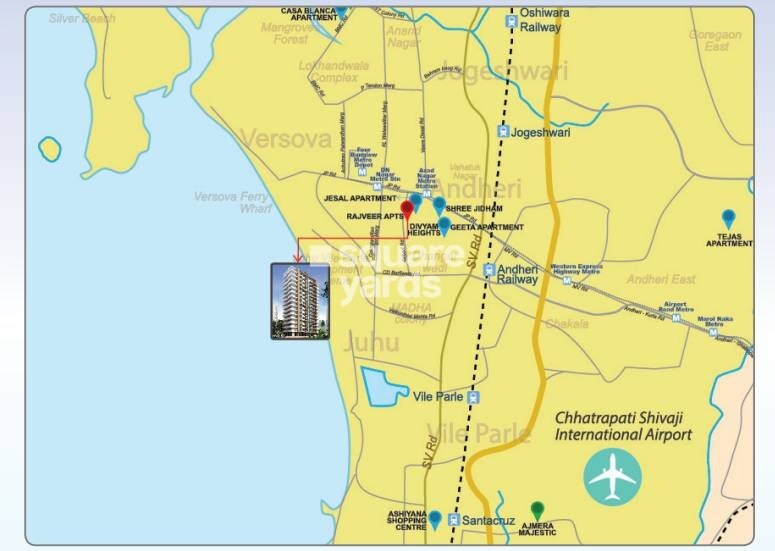 Rajveer Apartment Andheri Location Image