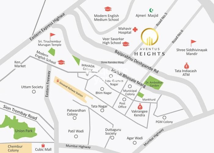 Ratnaakar Aventus Heights Location Image