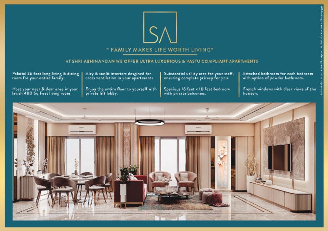 Ratnaraj Shree Abhinandan CHS Apartment Interiors