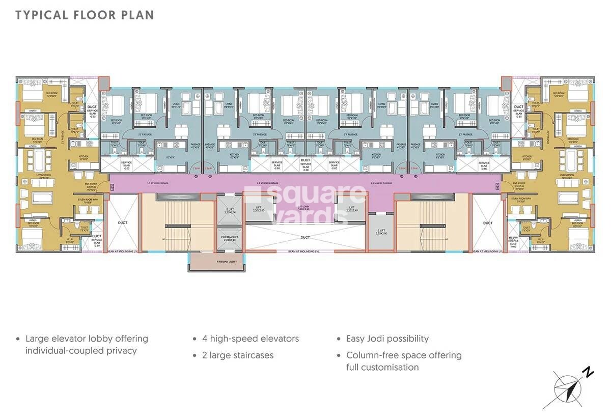 Raunak Centrum Floor Plans