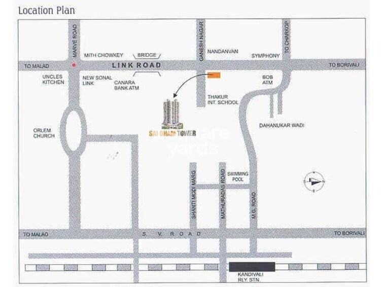 Raunak Sai Dham Towers Location Image