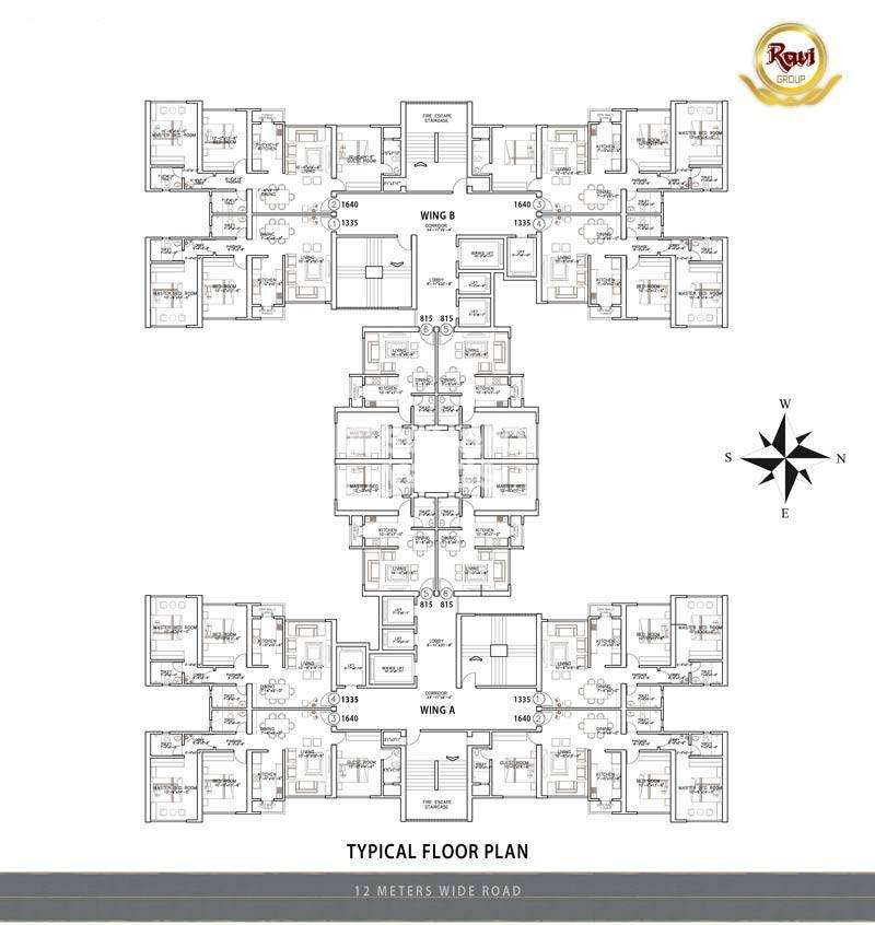 ravi group gaurav iconic project floor plans1