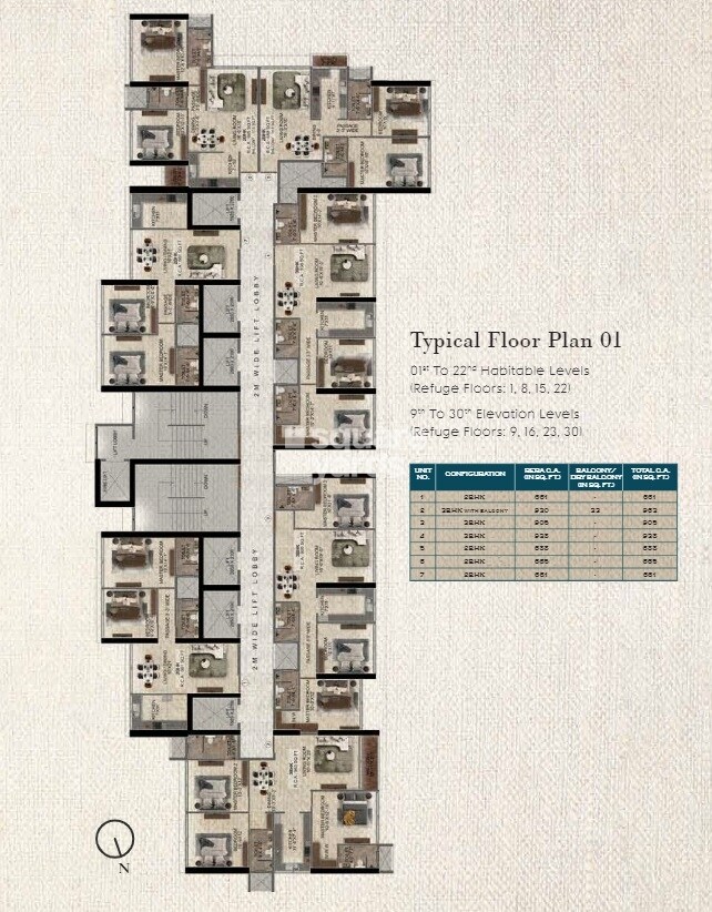 Ravi The Gateway Floor Plans