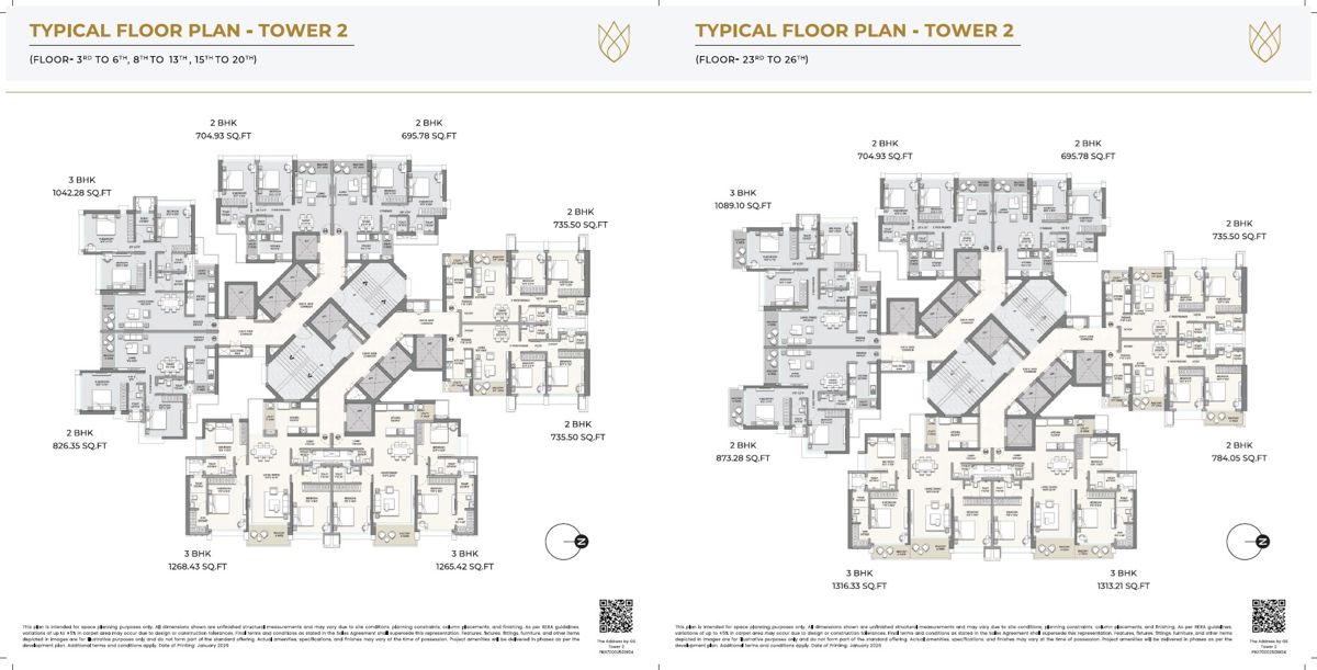 Raymond The Address By GS Floor Plans 1