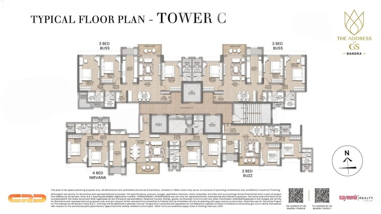Raymond The Address By GS Floor Plans 2