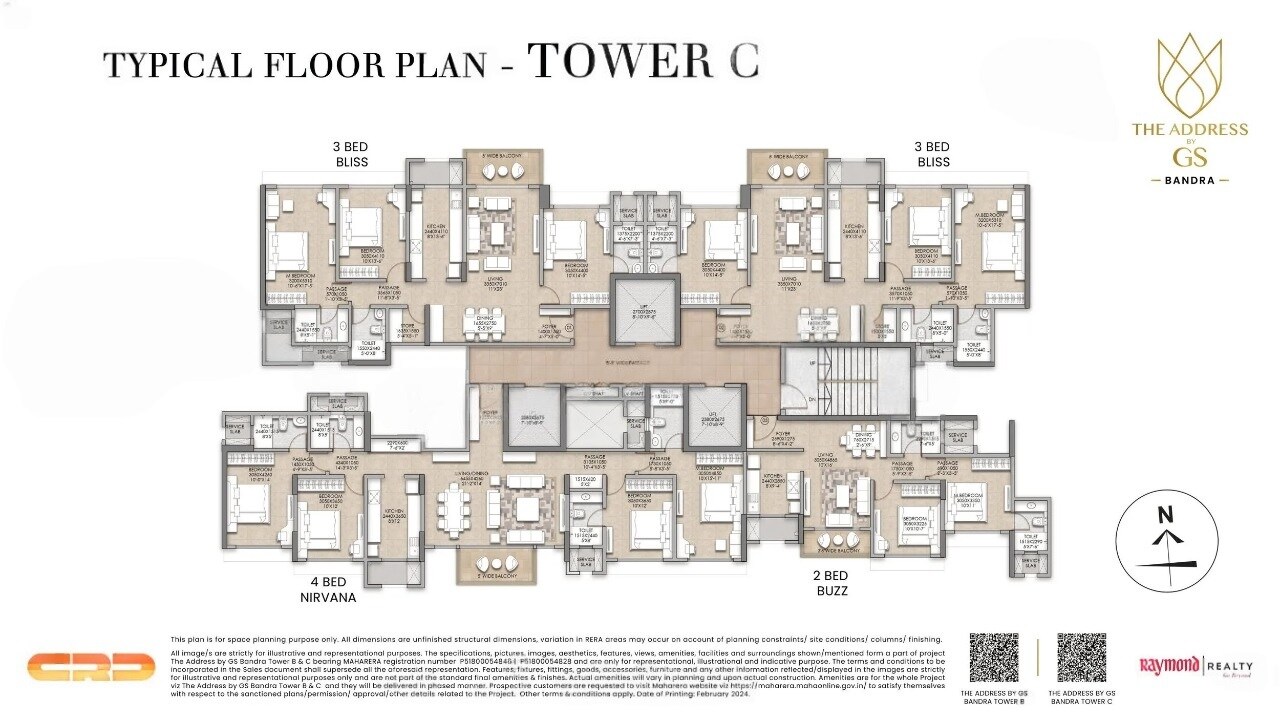 Raymond The Address By GS Floor Plans 2