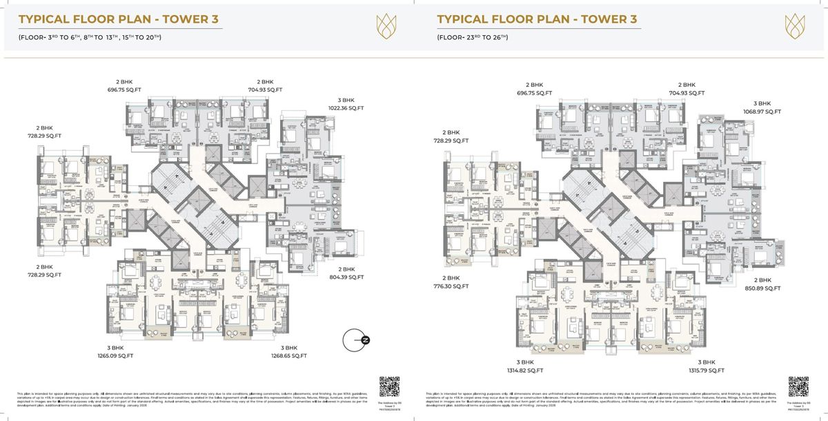 Raymond The Address By GS Floor Plans 2