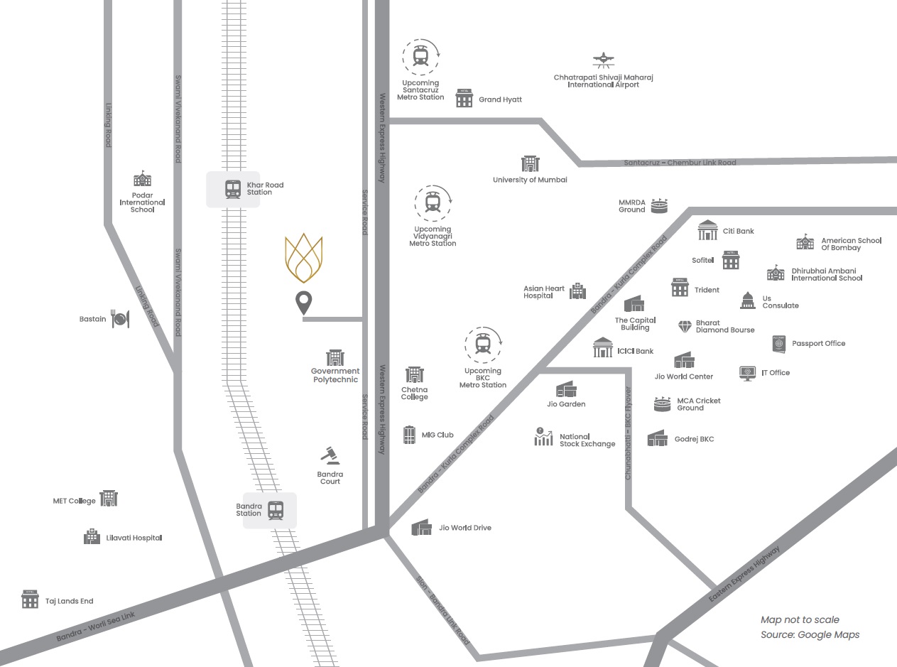 Raymond The Address By GS in Bandra East, Mumbai 2.74 Cr Floor