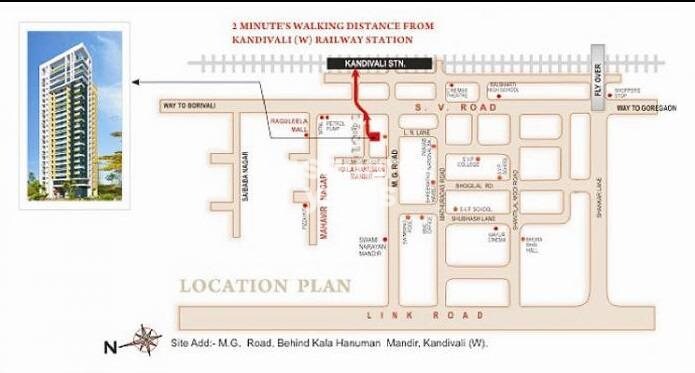 Red Brick Mangalmay Tower Location Image