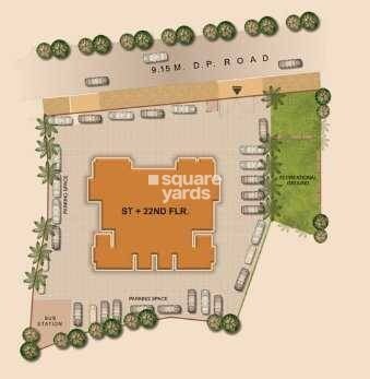 Red Brick Mangalmay Tower Master Plan Image