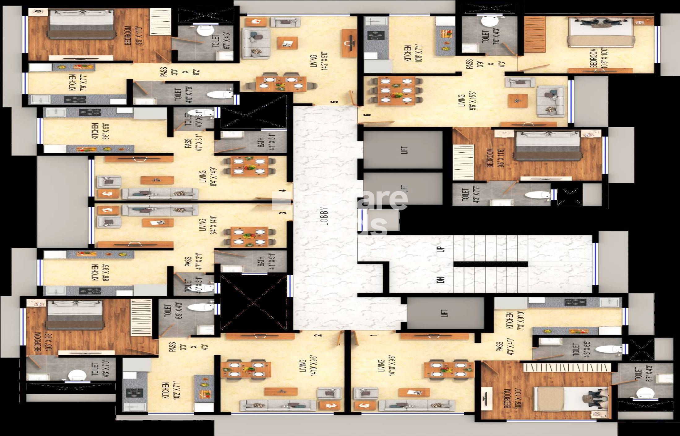 Renaissance Spring Meadows Floor Plans