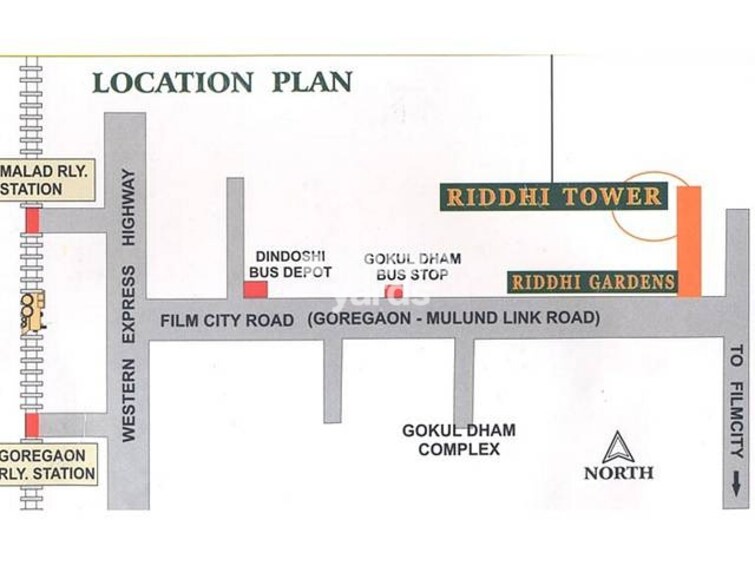 Riddhi Tower Location Image