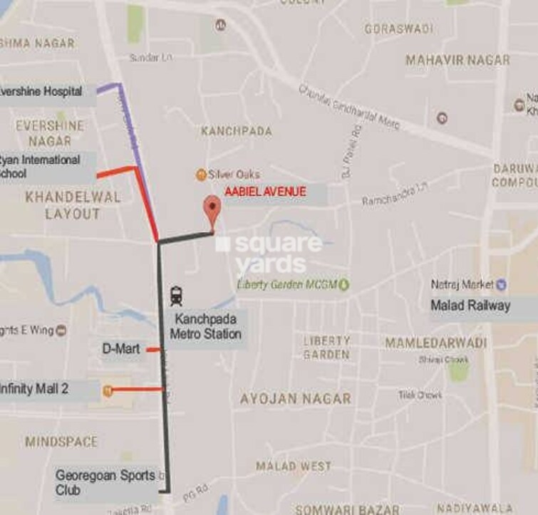 Right Aabiel Avenue Location Image