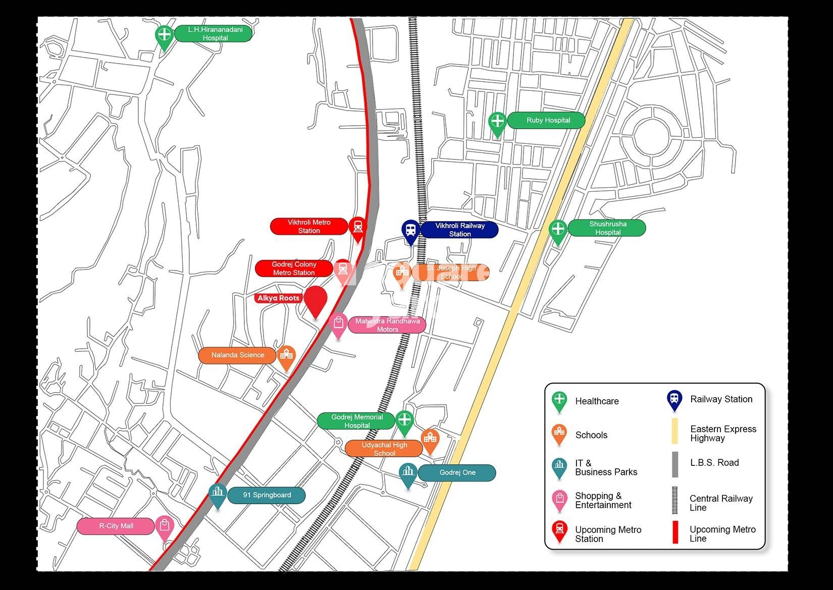 RIPL Aikya Roots Location Image