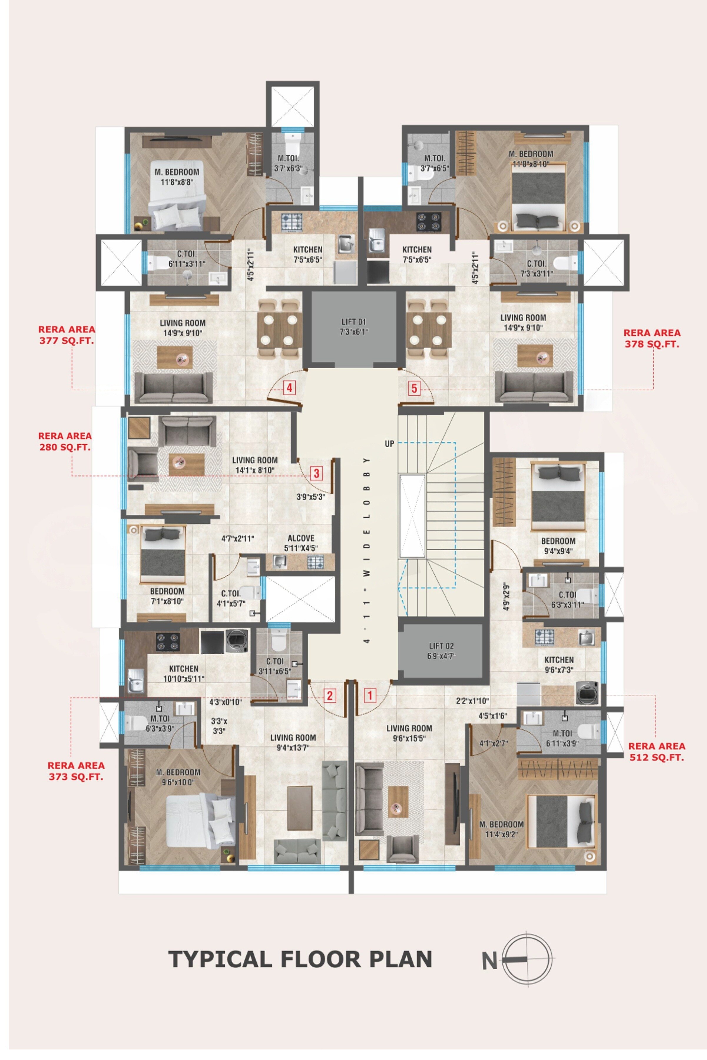 Rishab Om Brij Kutir Floor Plans