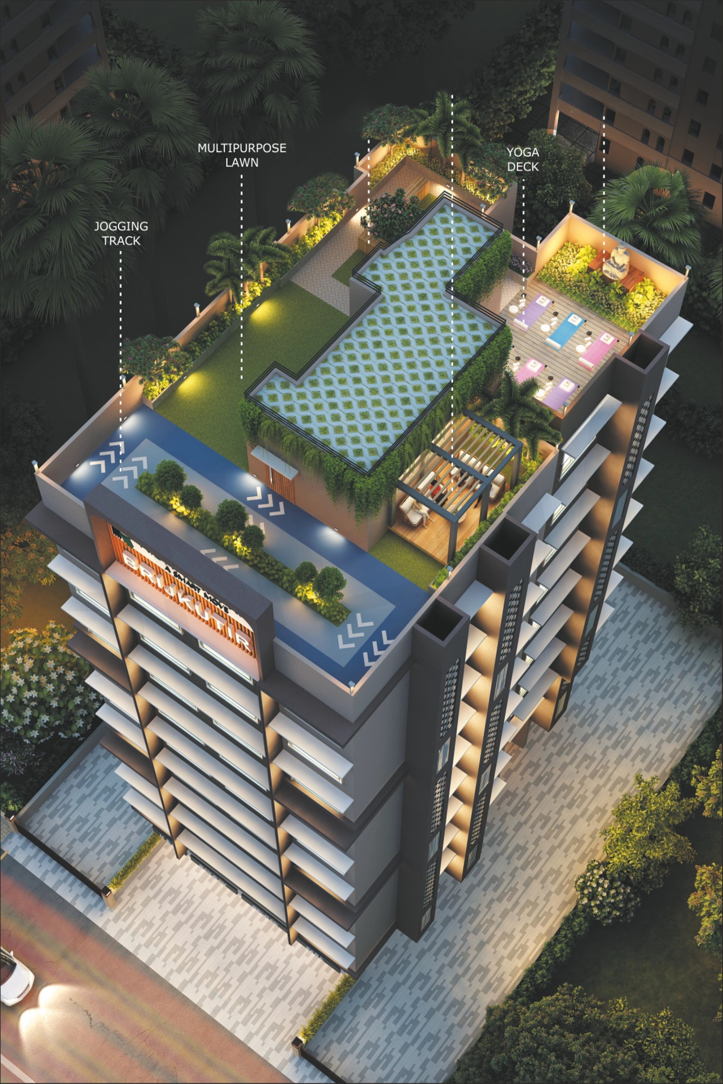 Rishab Om Brij Kutir Tower View